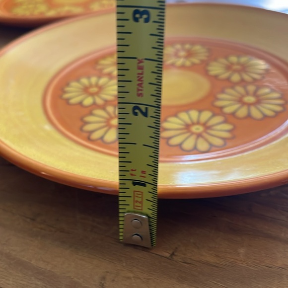 Four Metlox Vernon Ware Margarita Daisy Salad Plates - Picture 5 of 6